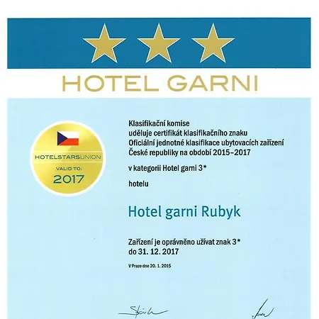 Hotel*** Garni Rubyk